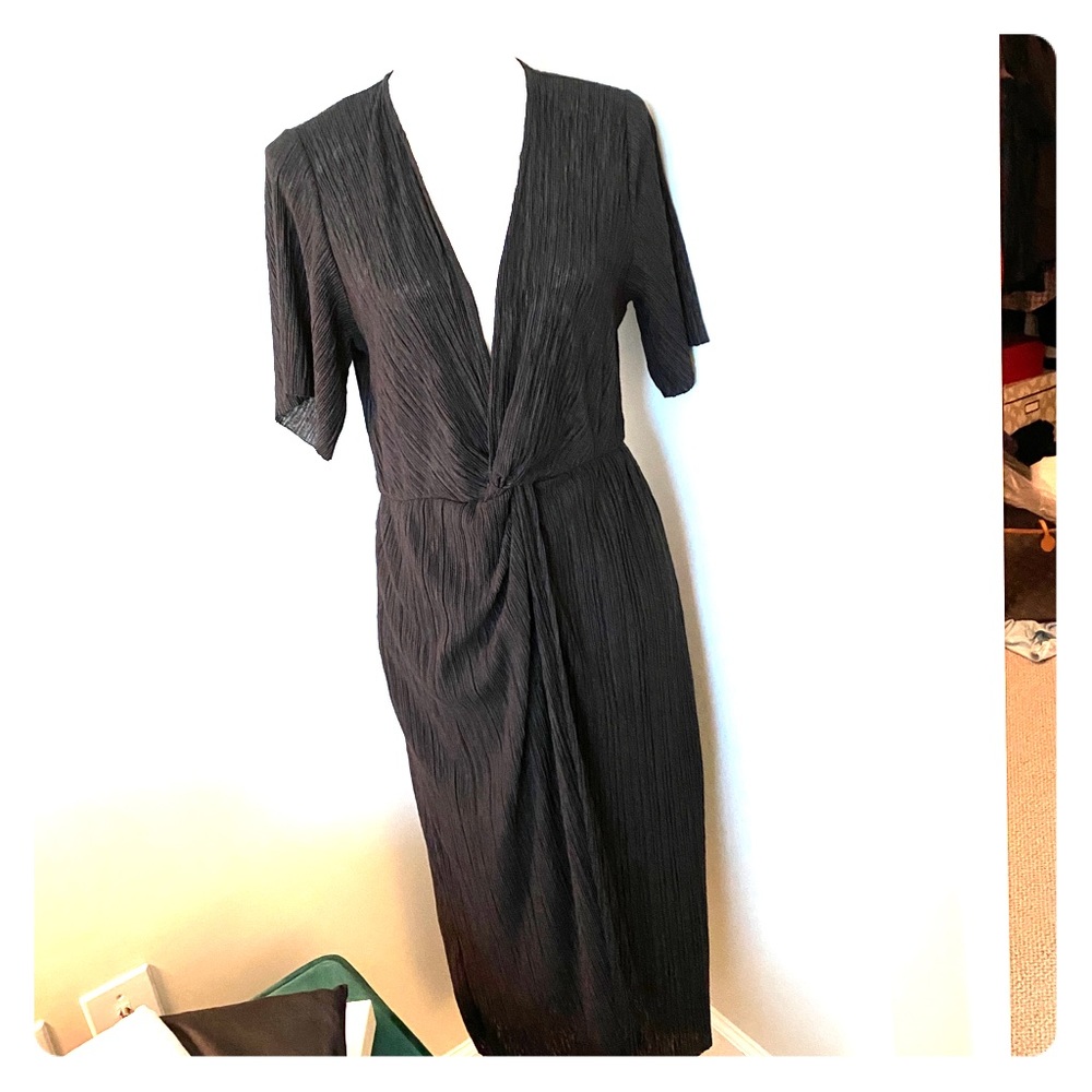 All in Favor Twist Front Dress